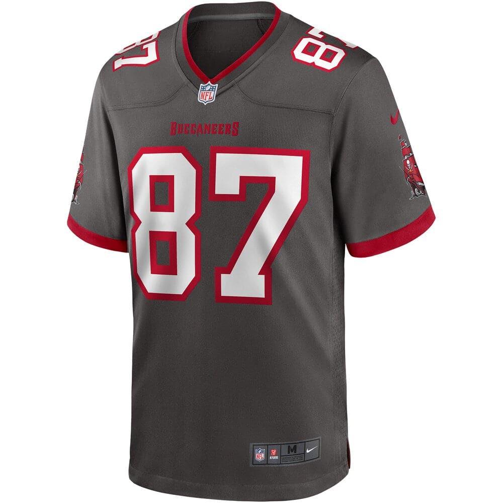 Nike Jerseys Rob Gronkowski Tampa Bay Buccaneers Nike NFL Game Jersey - Pewter