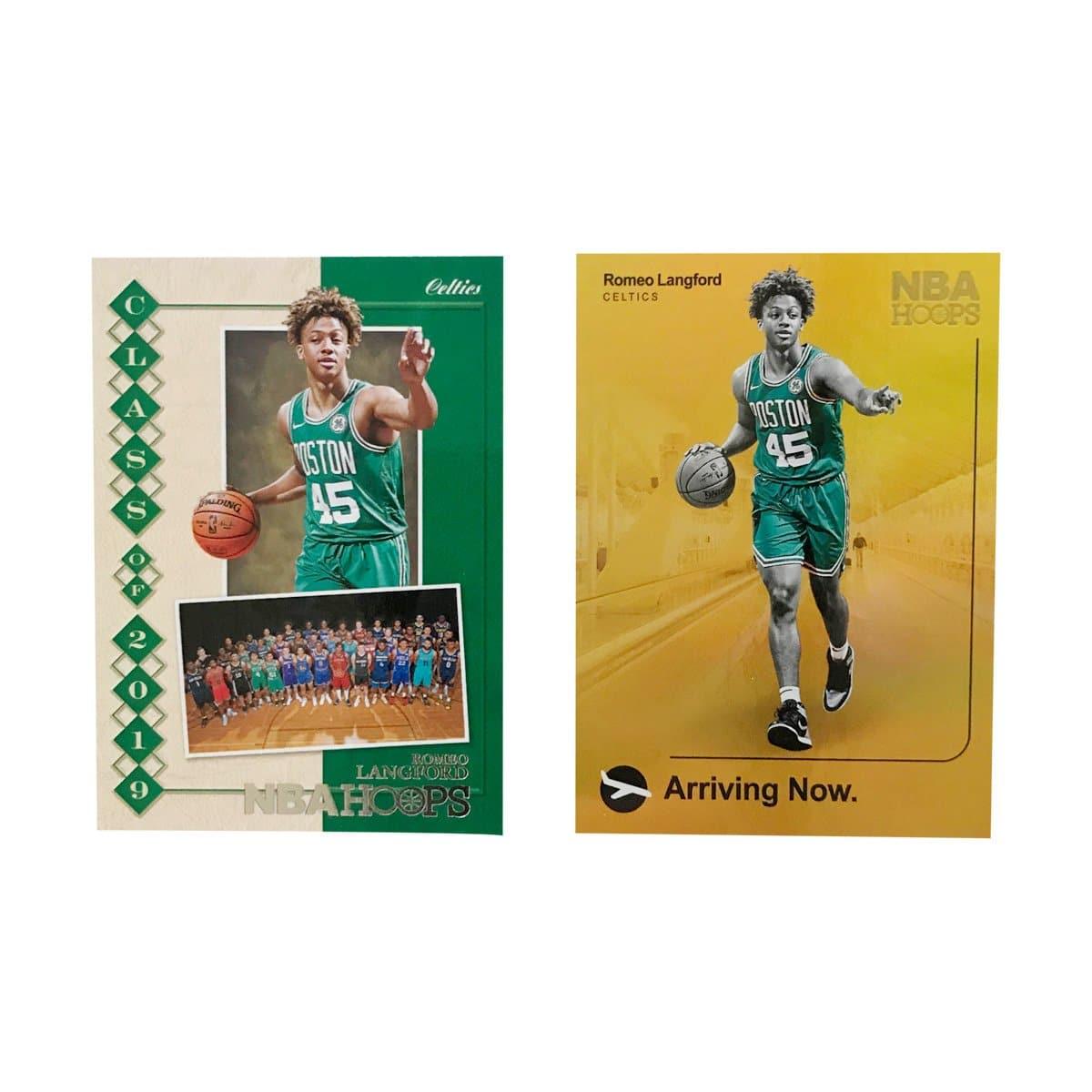 Panini Cards Romeo Langford Boston Celtics Panini NBA Hoops 19-20 Rookie Insert 2 Card Set