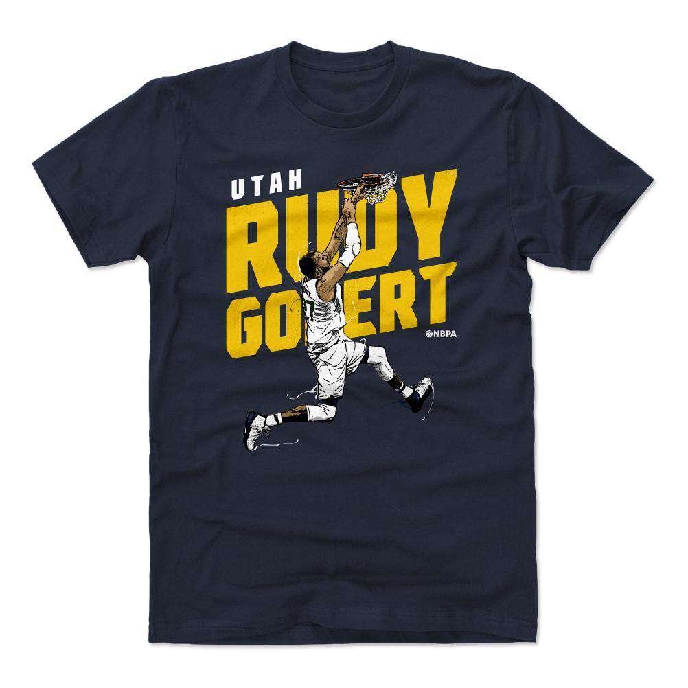 500 Level T-Shirts Rudy Gobert Utah Jazz 500 Level NBA Slam T-Shirt - Navy