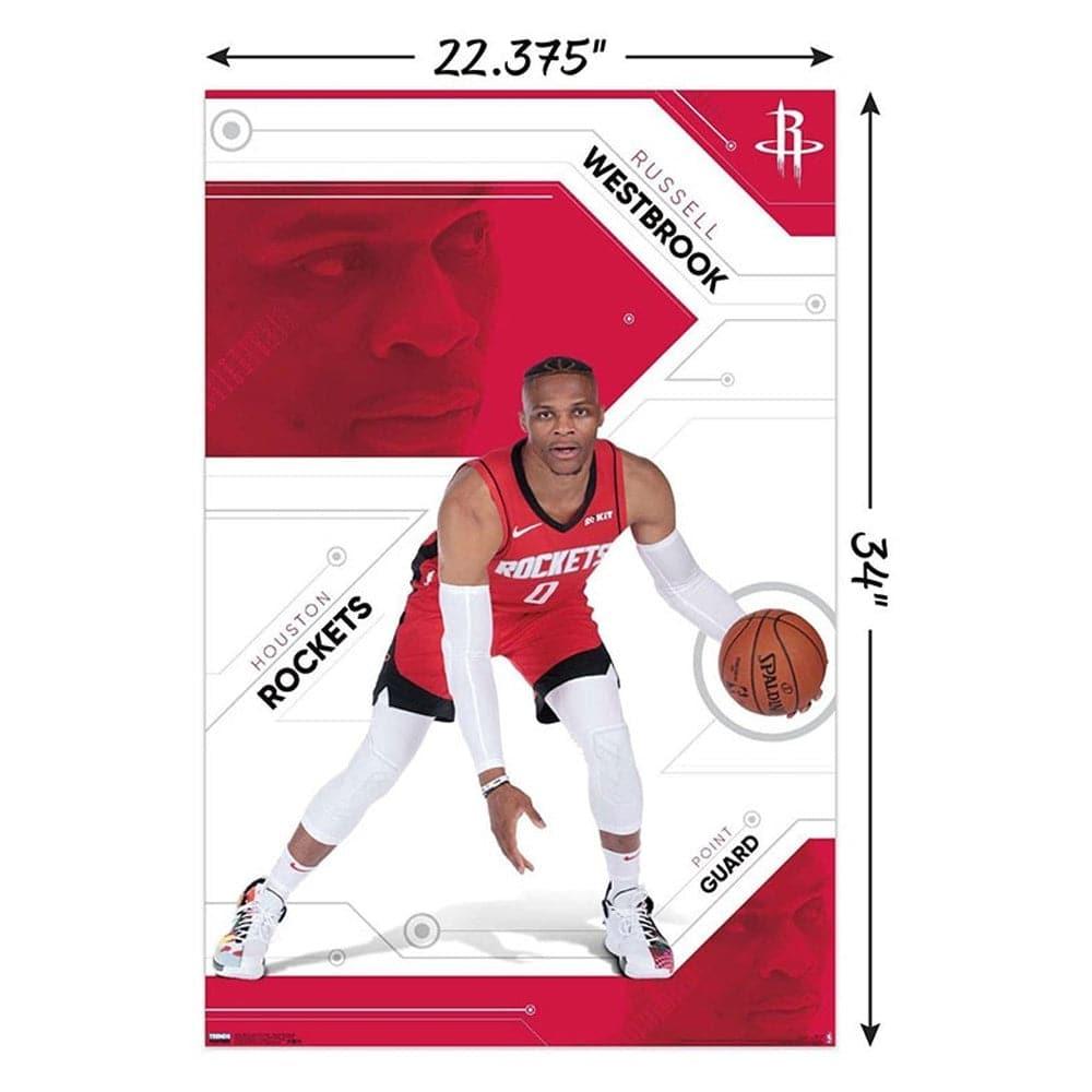 Trends International Posters Russell Westbrook Houston Rockets Trends NBA 57 x 86cm Poster
