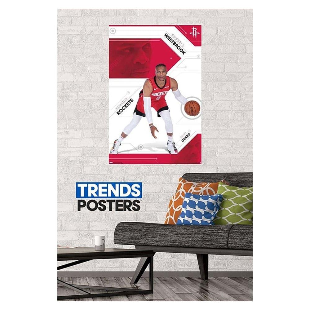 Trends International Posters Russell Westbrook Houston Rockets Trends NBA 57 x 86cm Poster