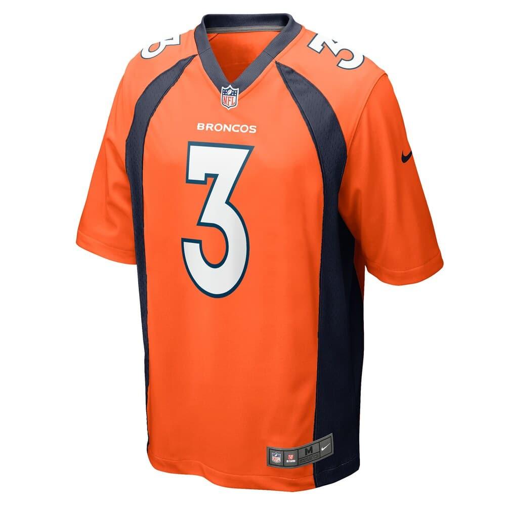 Nike Jerseys Russell Wilson Denver Broncos Nike NFL Game Jersey - Orange