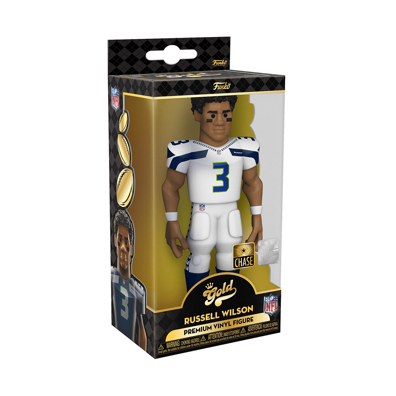 Funko Figures Russell Wilson Seattle Seahawks Funko NFL 5" Vinyl Gold Figure