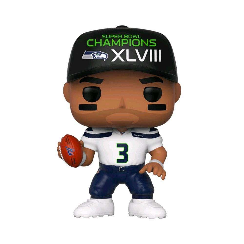 Funko Figures Russell Wilson Seattle Seahawks NFL Funko 57 Pop Vinyl 3.75" Figure - SB Champ