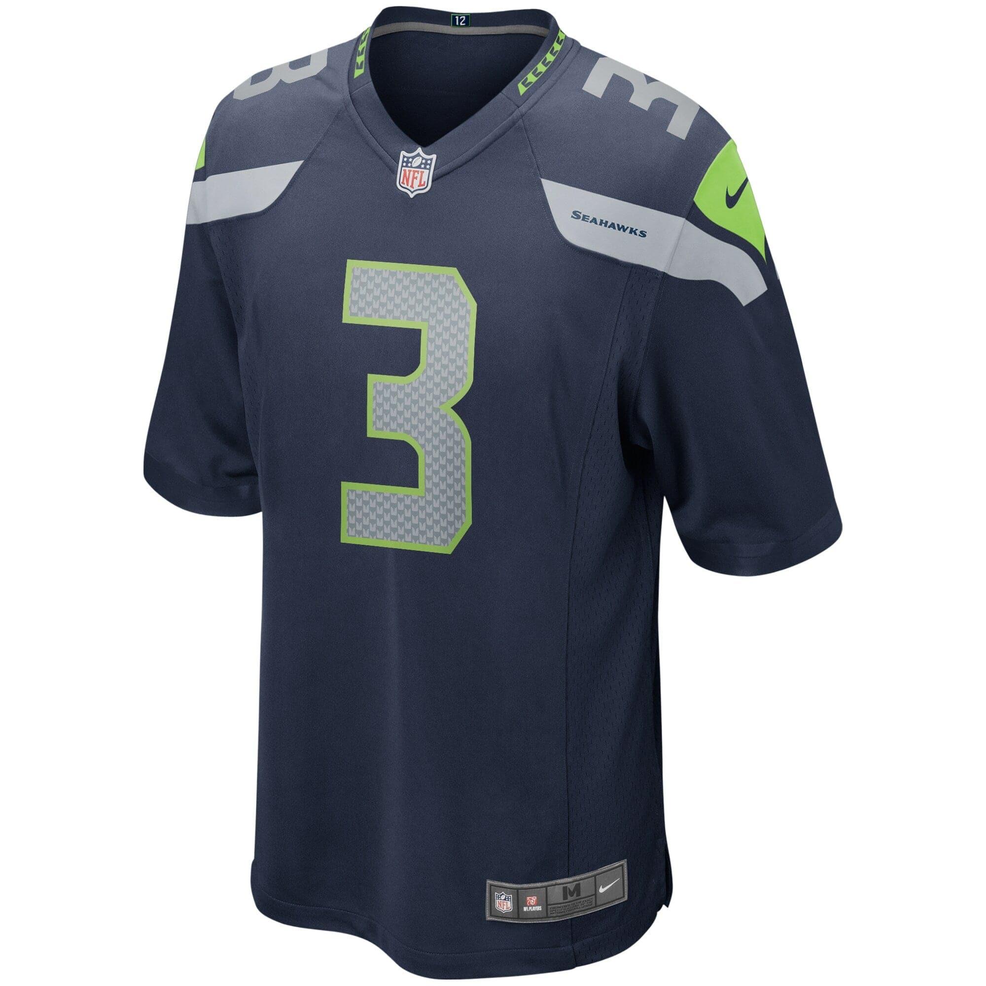 Nike Jerseys Russell Wilson Seattle Seahawks Nike NFL Game Jersey - College Navy