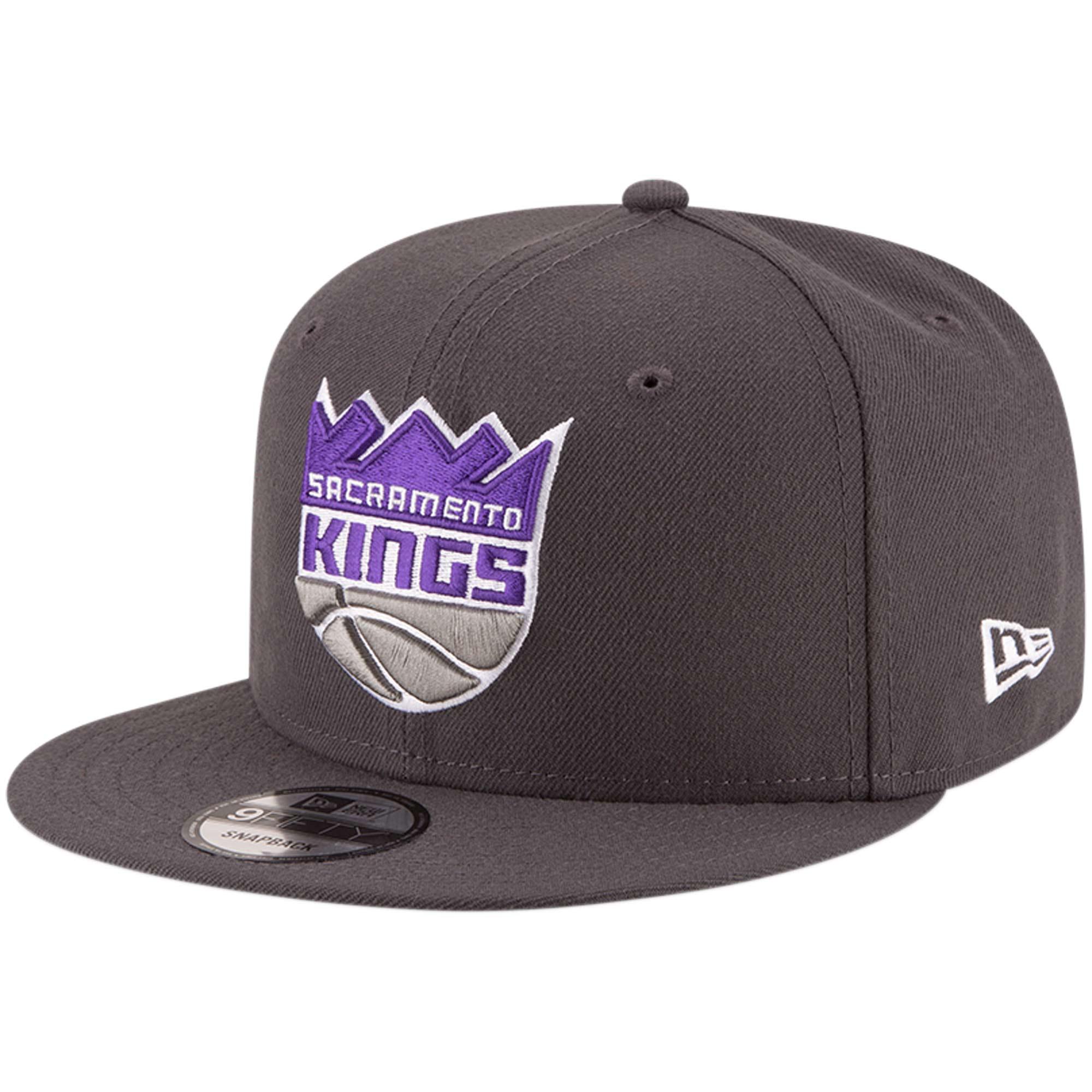 New Era Caps Sacramento Kings New Era NBA League 9FIFTY Snapback Hat - Grey