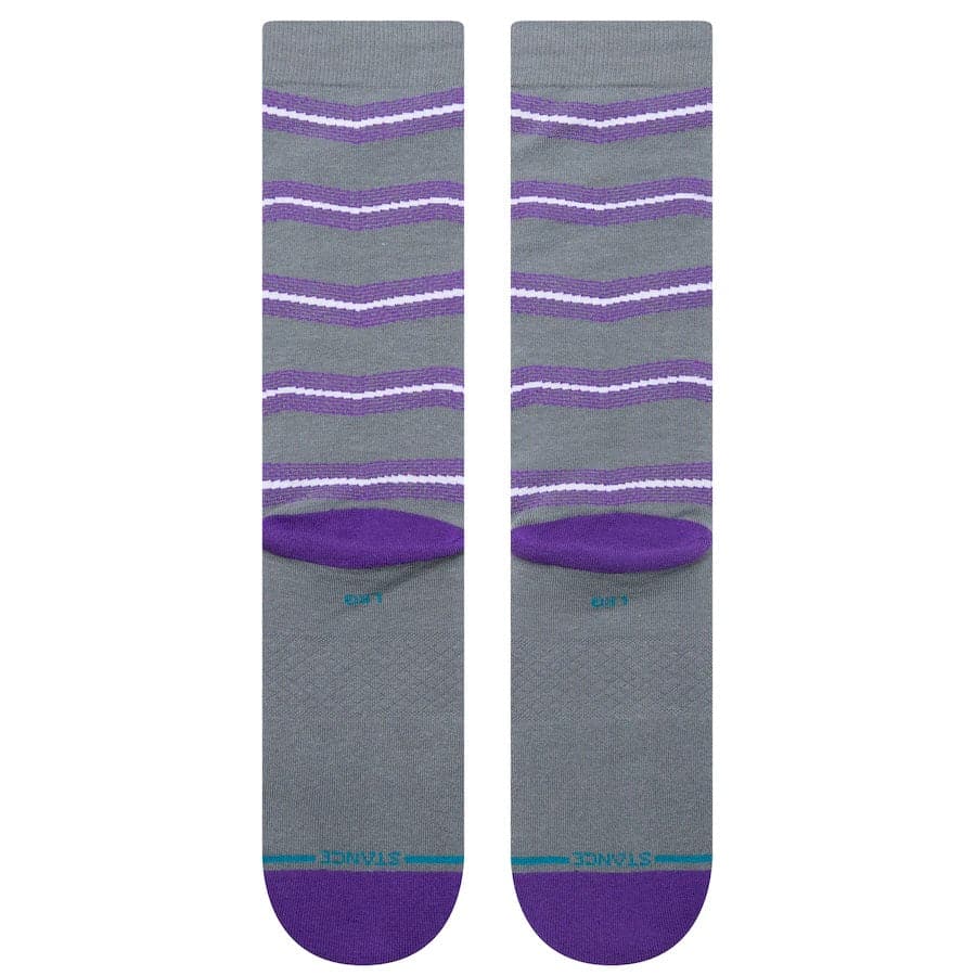 Stance Socks Large (9-12 US) Sacramento Kings Stance NBA 22-23 City Edition Crew Socks - Grey