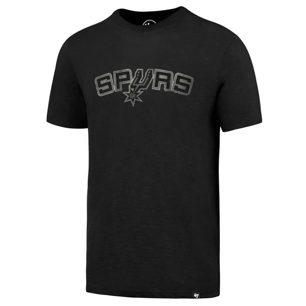 47 Brand T-Shirts San Antonio Spurs '47 NBA Scrum Wordmark T-Shirt - Black