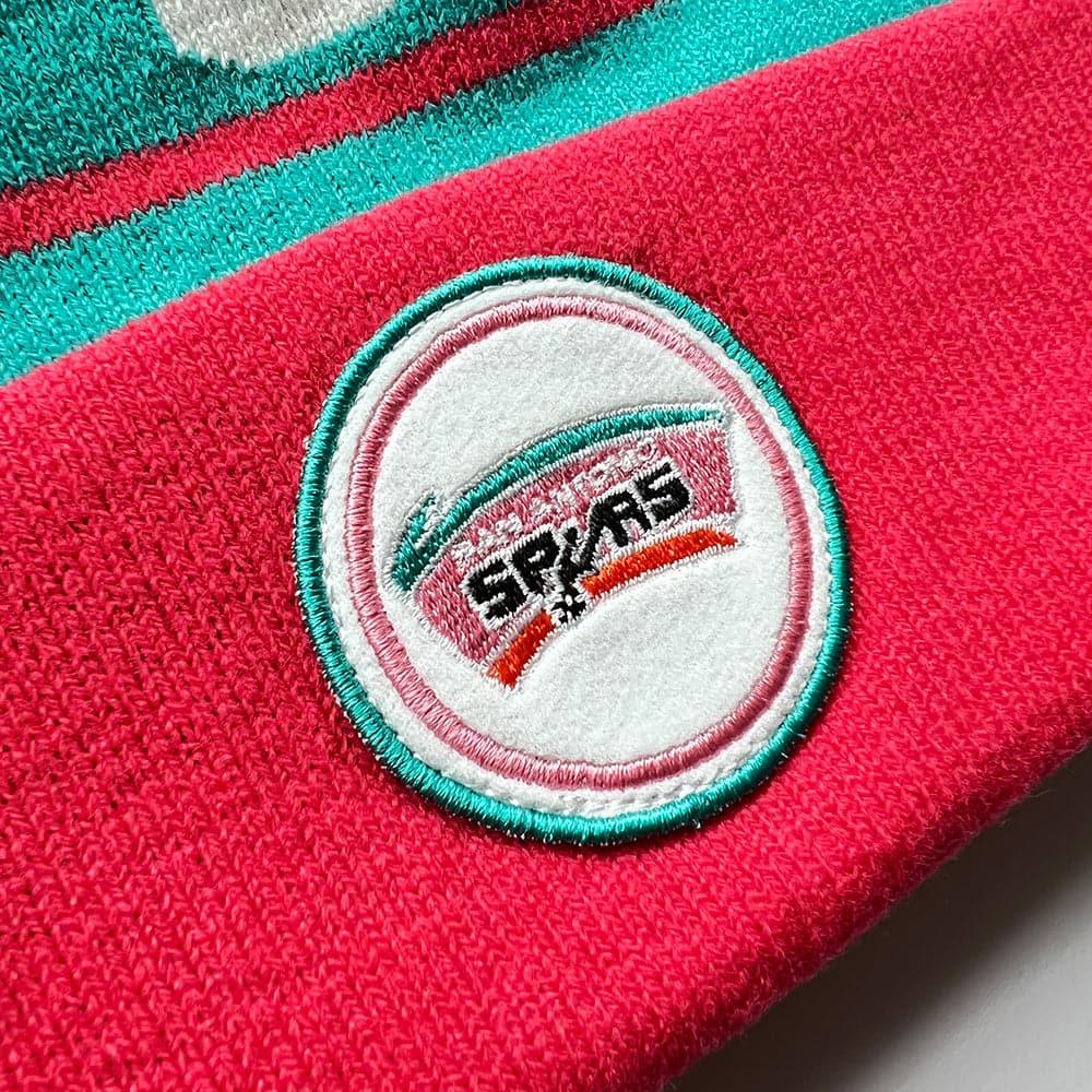 Mitchell And Ness Beanies San Antonio Spurs Mitchell & Ness NBA HWC Colour Knit Beanie - Teal