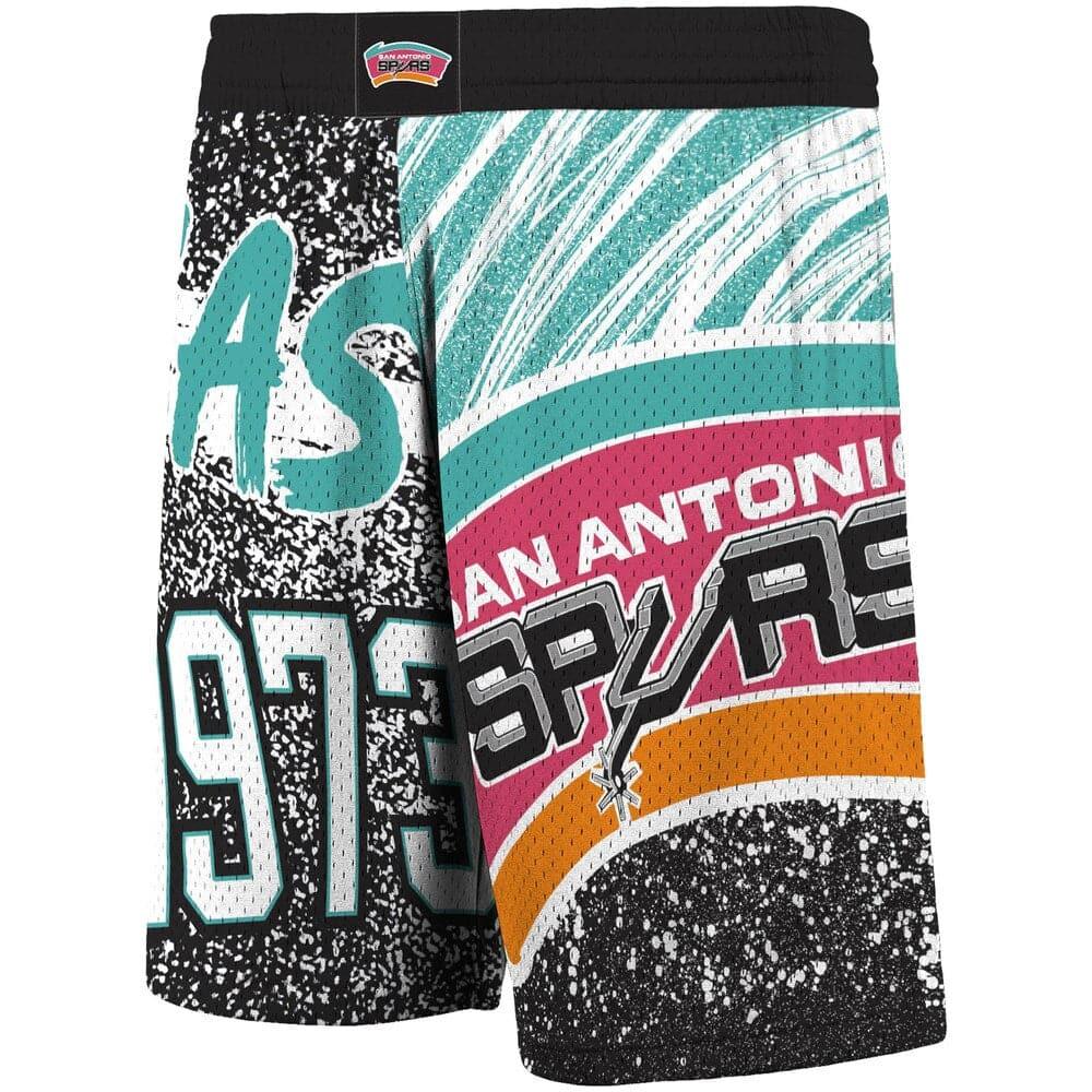 Mitchell And Ness Shorts San Antonio Spurs Mitchell & Ness NBA Jumbotron Subliminated Shorts