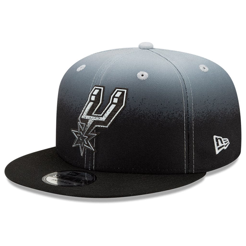 New Era Caps San Antonio Spurs New Era NBA 2021 Back Half 9FIFTY Snapback Hat - Grey