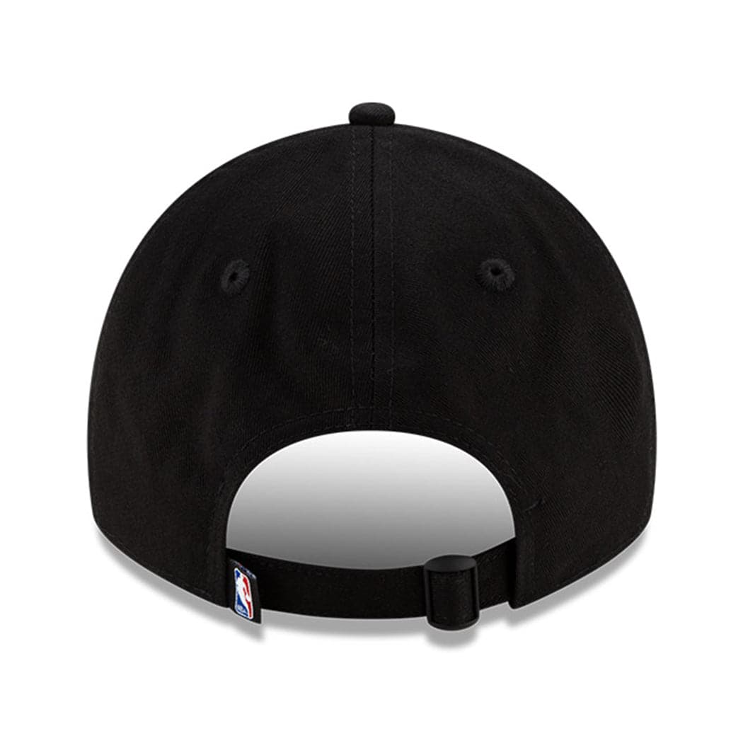 New Era Caps San Antonio Spurs New Era NBA 2021 Back Half 9TWENTY Curved Hat - Black