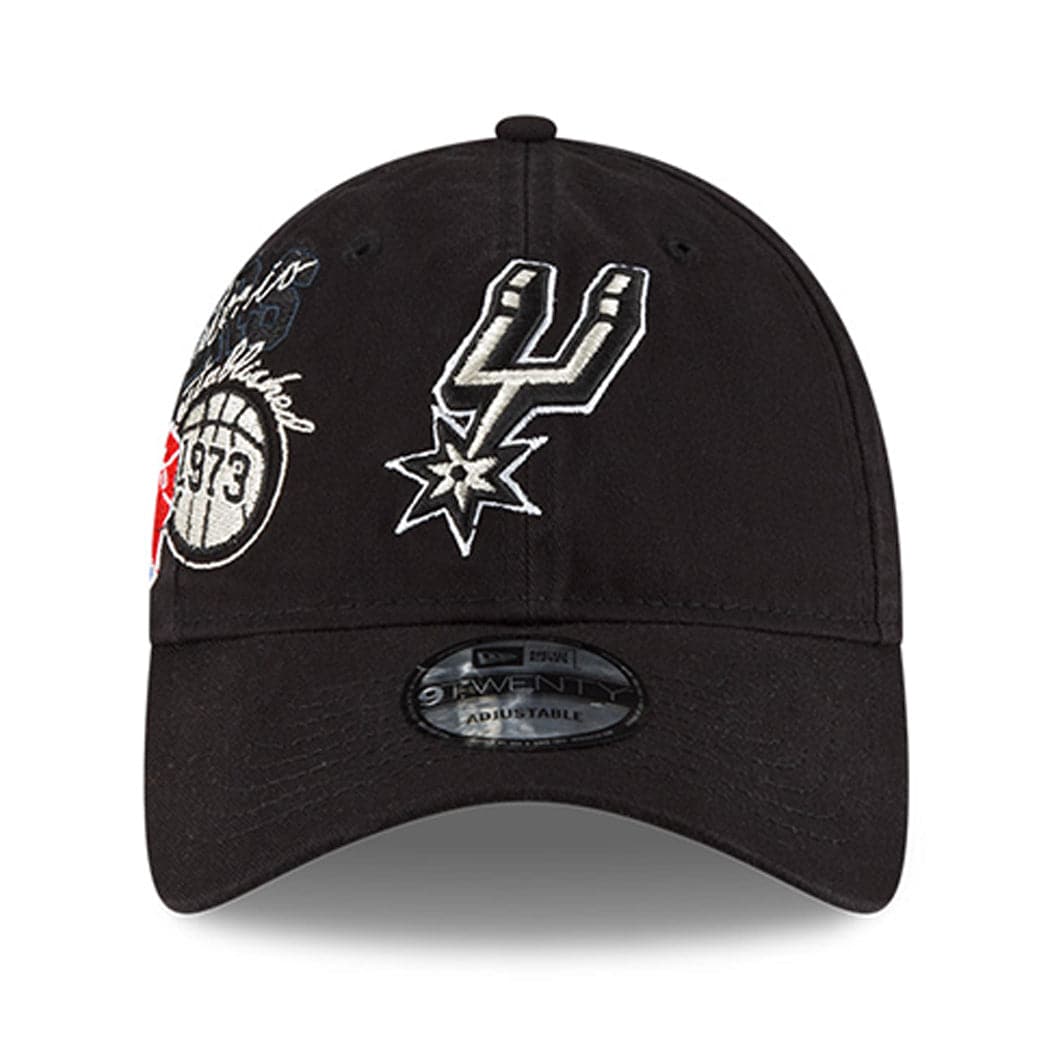 New Era Caps San Antonio Spurs New Era NBA 21-22 Back Half 9TWENTY Hat - Black