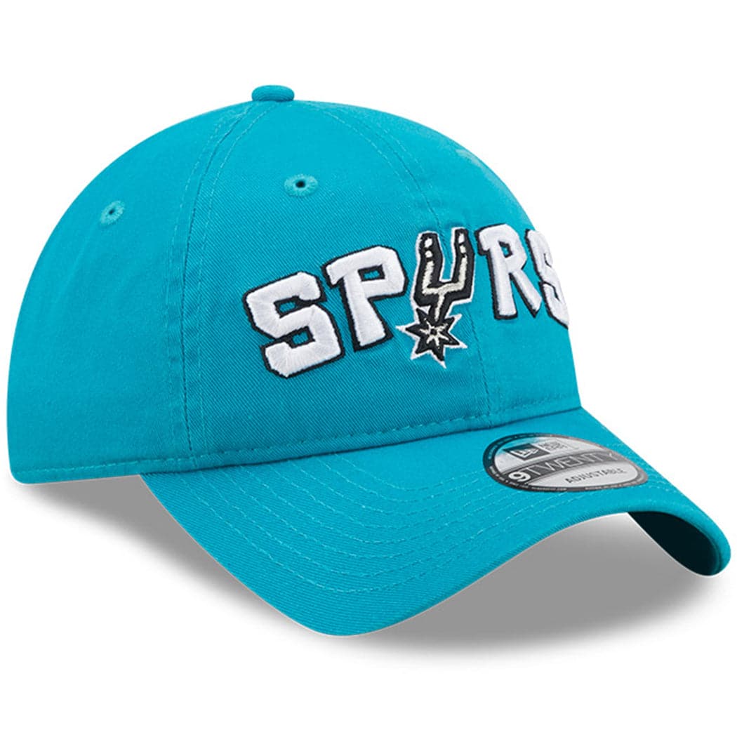 New Era Caps San Antonio Spurs New Era NBA 22-23 City Edition 9TWENTY Strapback Hat - Teal