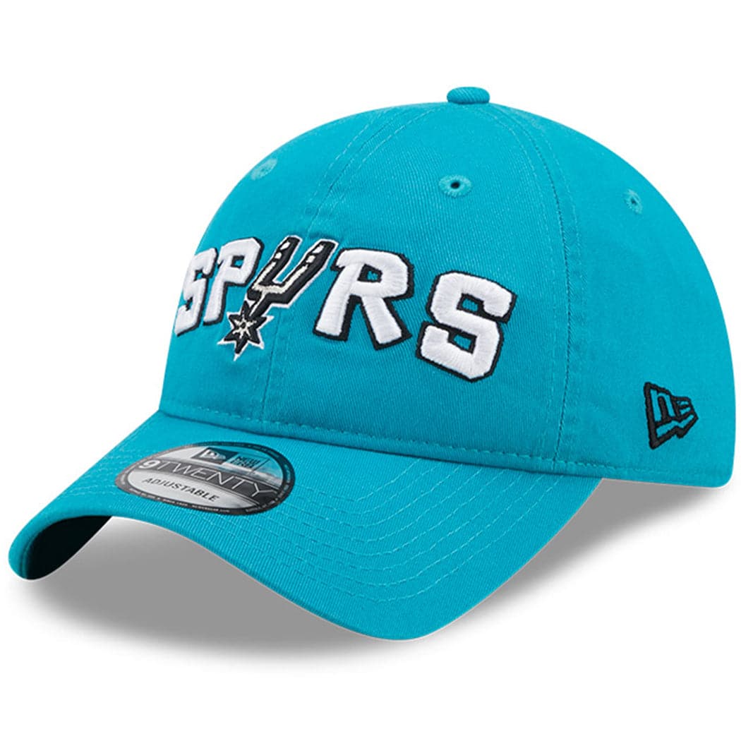 New Era Caps San Antonio Spurs New Era NBA 22-23 City Edition 9TWENTY Strapback Hat - Teal