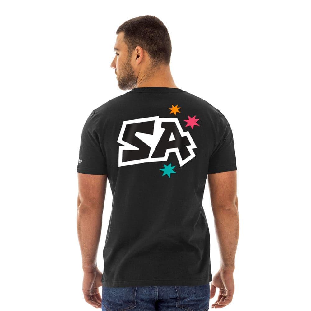 New Era T-Shirts San Antonio Spurs New Era NBA 22-23 City Edition T-Shirt - Black