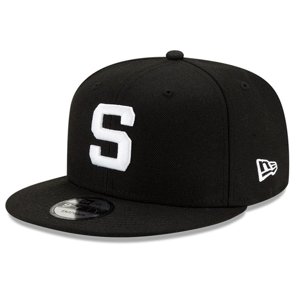 New Era Caps San Antonio Spurs New Era NBA Ligature 9FIFTY Snapback Hat - Black