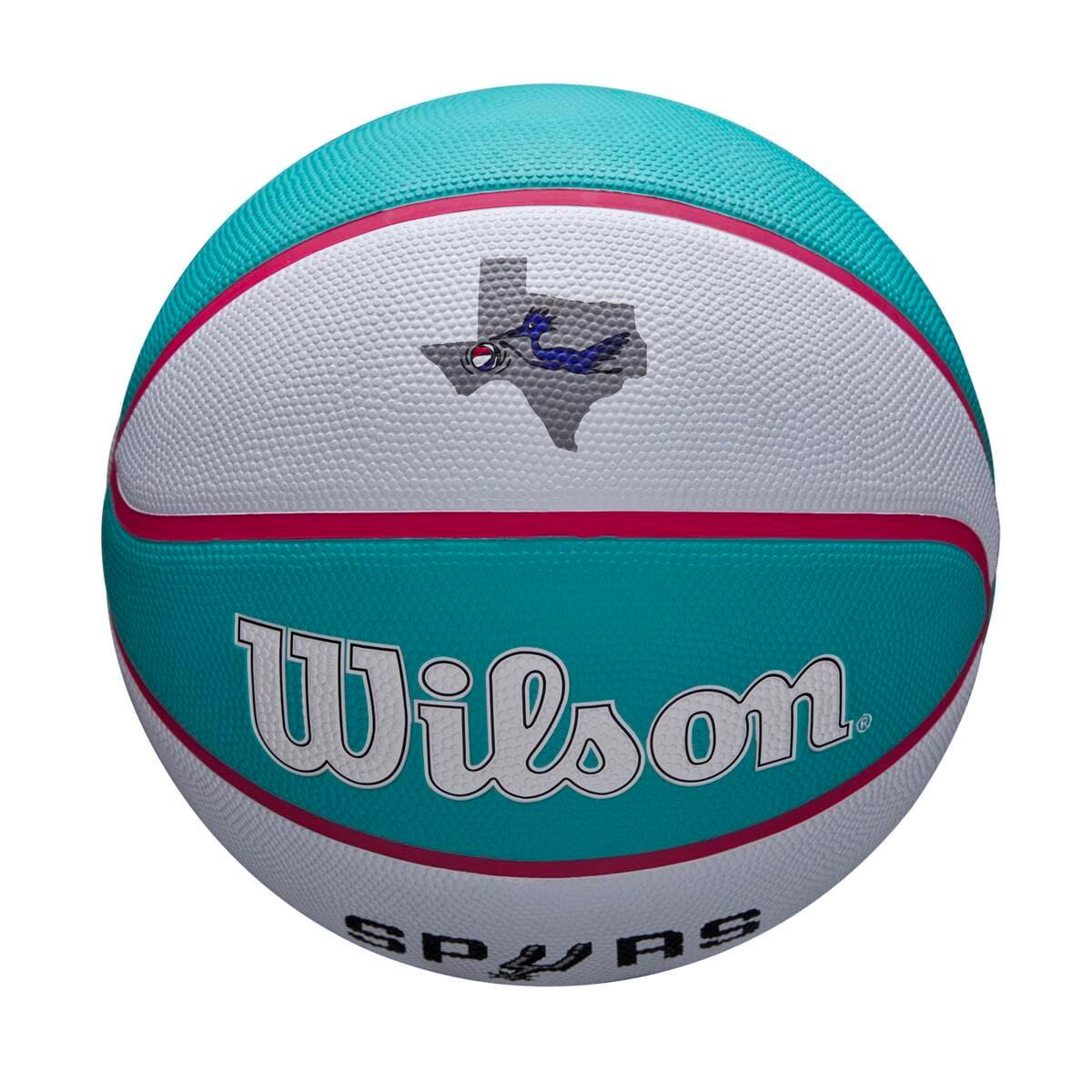 Wilson Sporting Goods Balls San Antonio Spurs Wilson NBA 21-22 City Edition Full Size Basketball Ball - Size 7