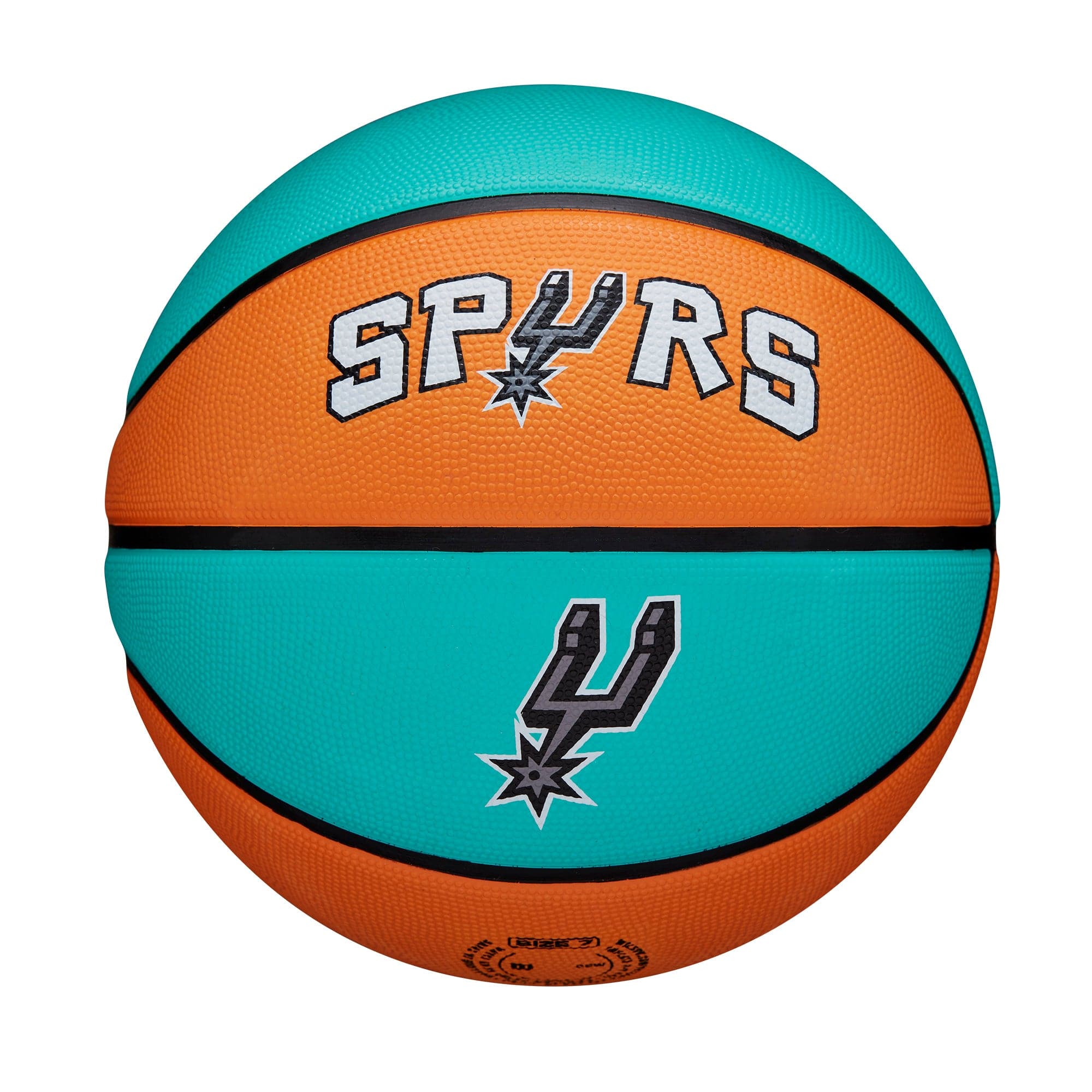 Wilson Sporting Goods Balls San Antonio Spurs Wilson NBA 22-23 City Edition All Surface Basketball Ball