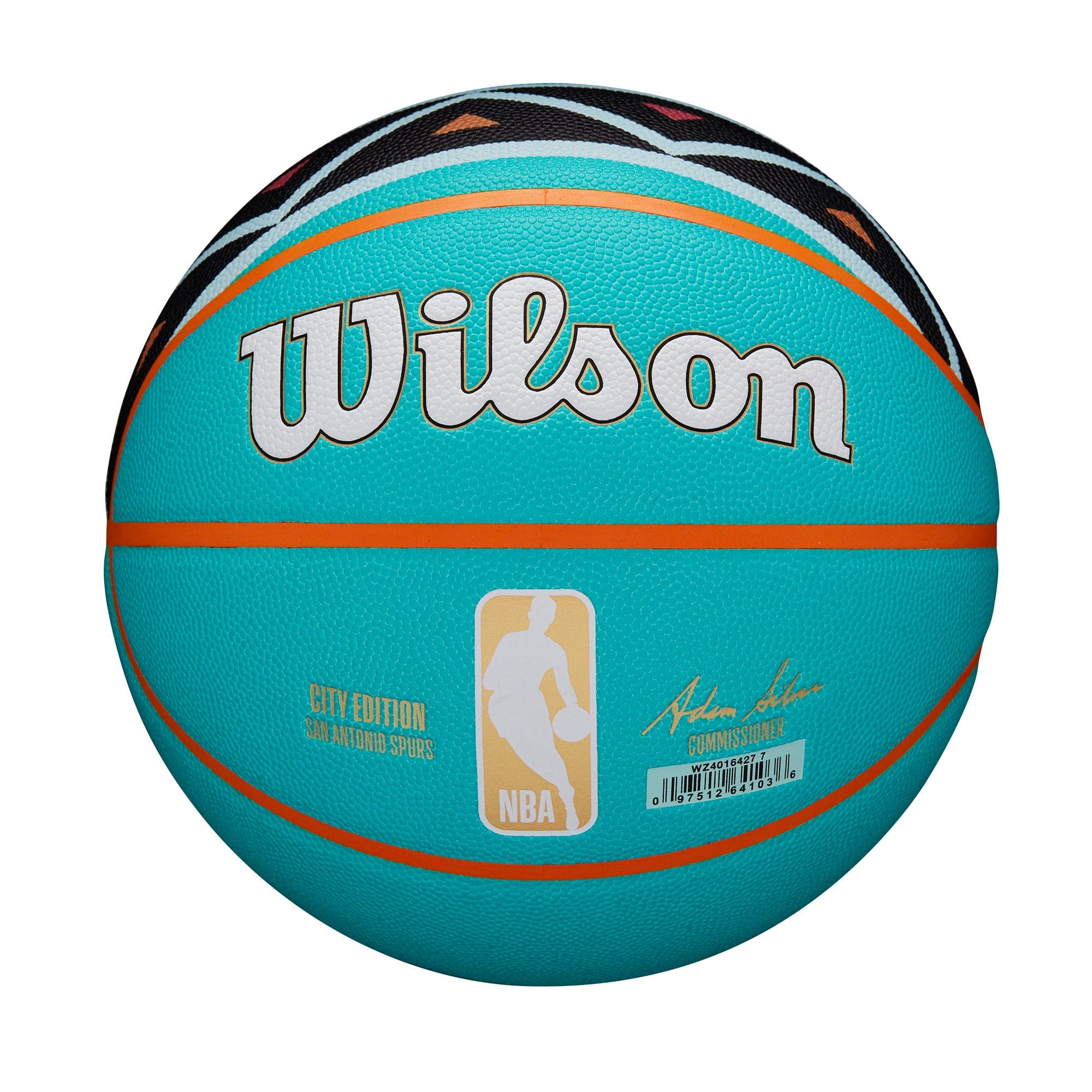 Wilson Sporting Goods Balls San Antonio Spurs Wilson NBA 22-23 City Edition Collectors Basketball Ball