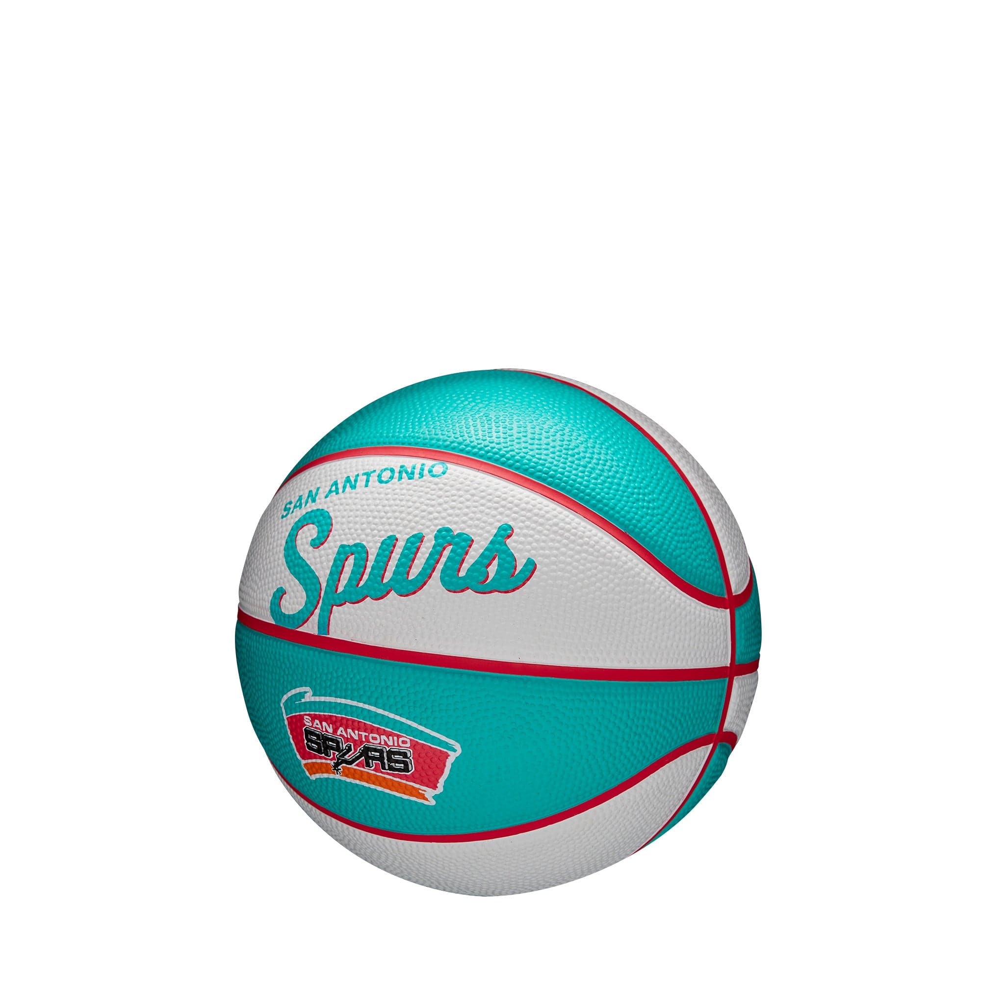 Wilson Sporting Goods Balls San Antonio Spurs Wilson NBA Team Retro Mini Outdoor Basketball Ball