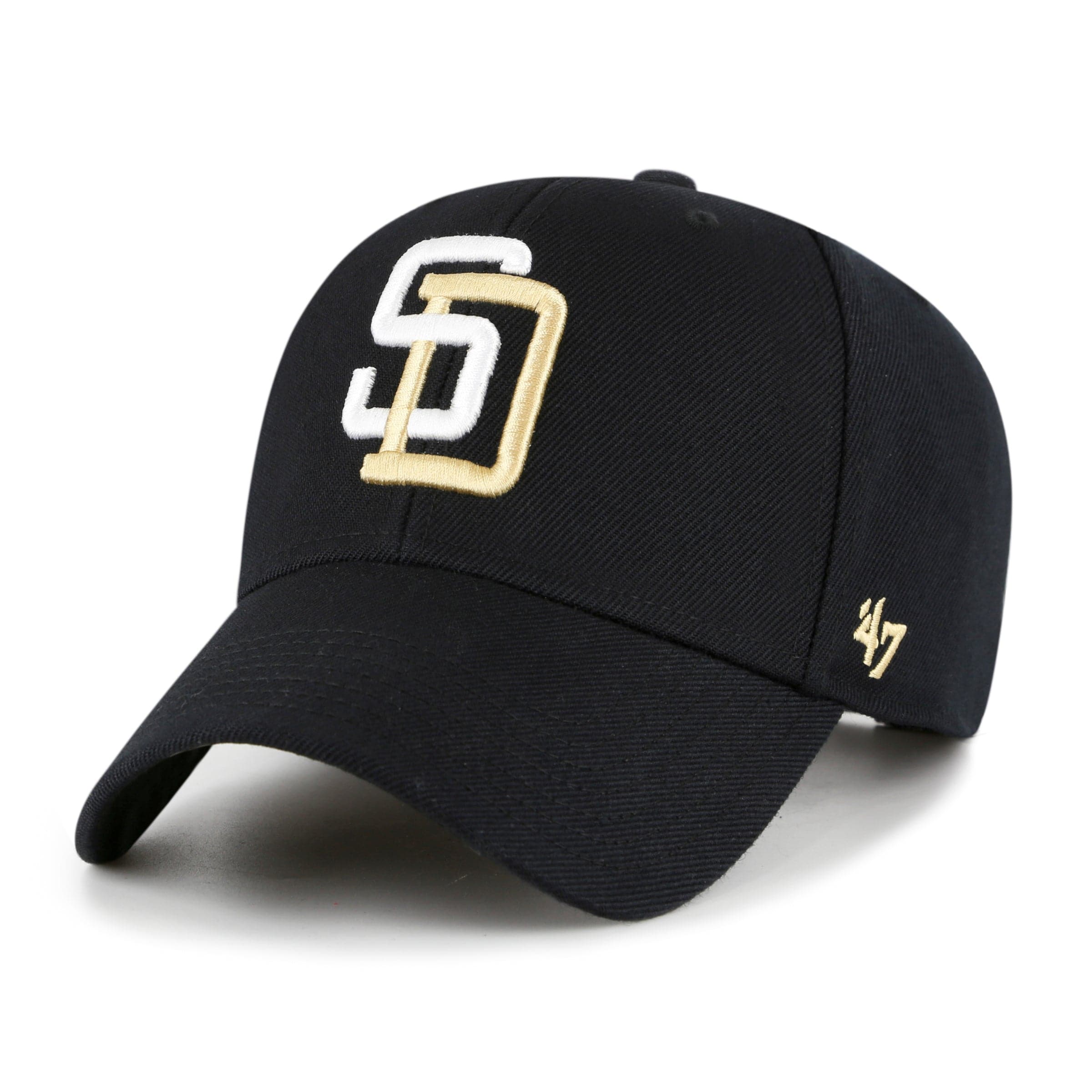 47 Brand Caps San Diego Padres '47 MLB Gold World Series MVP Snapback Hat - Black