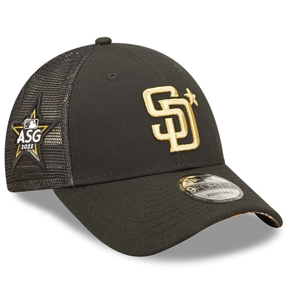 New Era Caps San Diego Padres New Era MLB 2022 All-Star Game 9FORTY Trucker Snapback Hat - Black