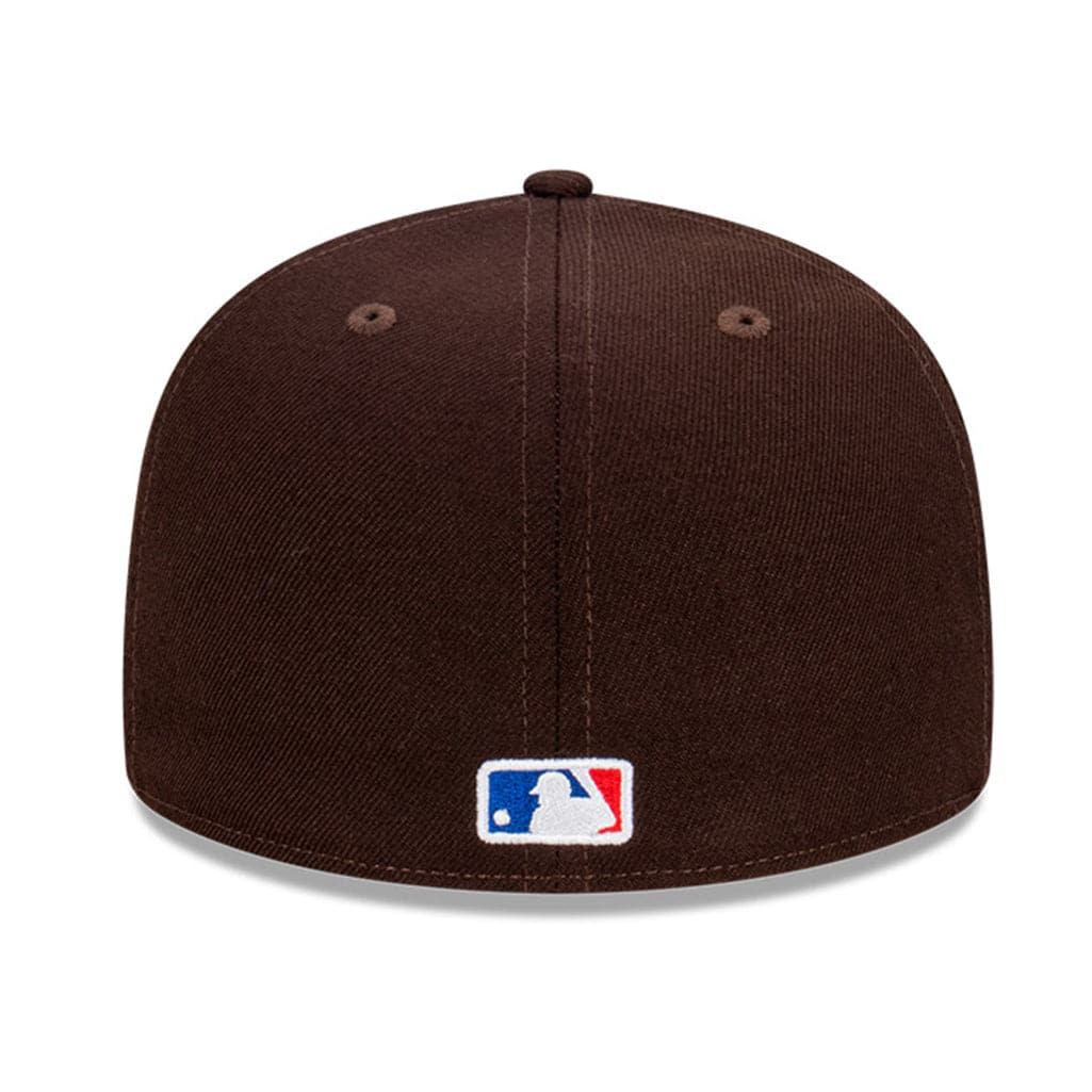 New Era Caps San Diego Padres New Era MLB Cooperstown 59FIFTY Fitted Hat - Brown