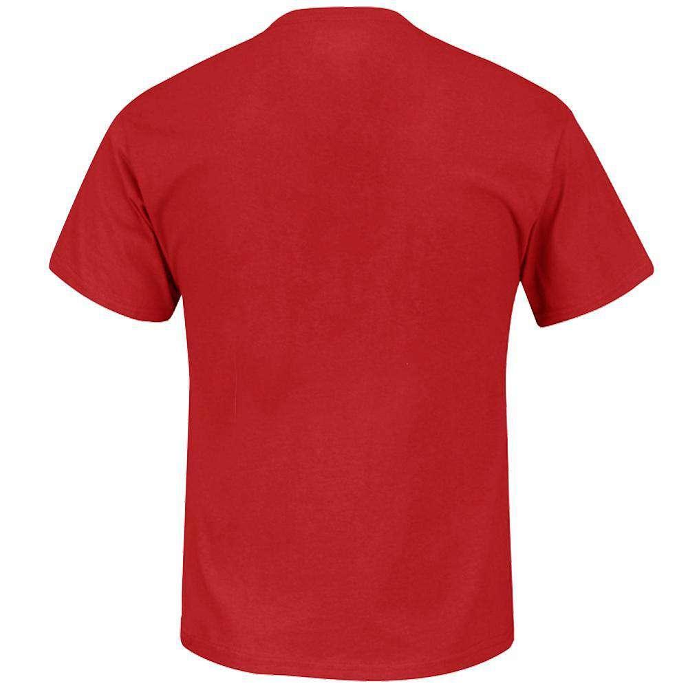 Majestic Athletic T-Shirts San Francisco 49ers Majestic NFL Critical Victory T-Shirt - Red