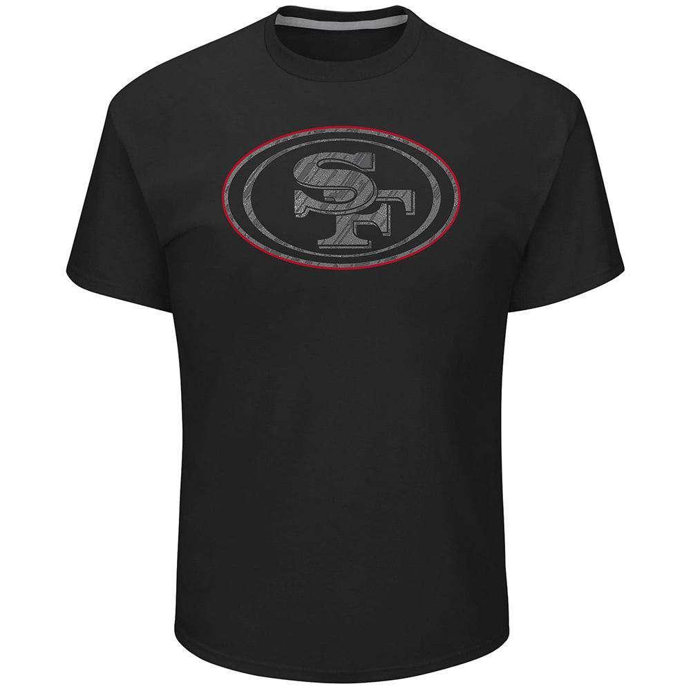 Majestic Athletic T-Shirts San Francisco 49ers Majestic NFL Primetime T-Shirt - Black