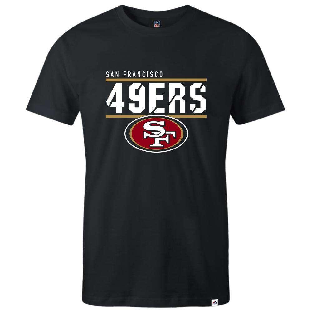 Majestic Athletic T-Shirts San Francisco 49ers Majestic NFL Team Flex T-Shirt - Black
