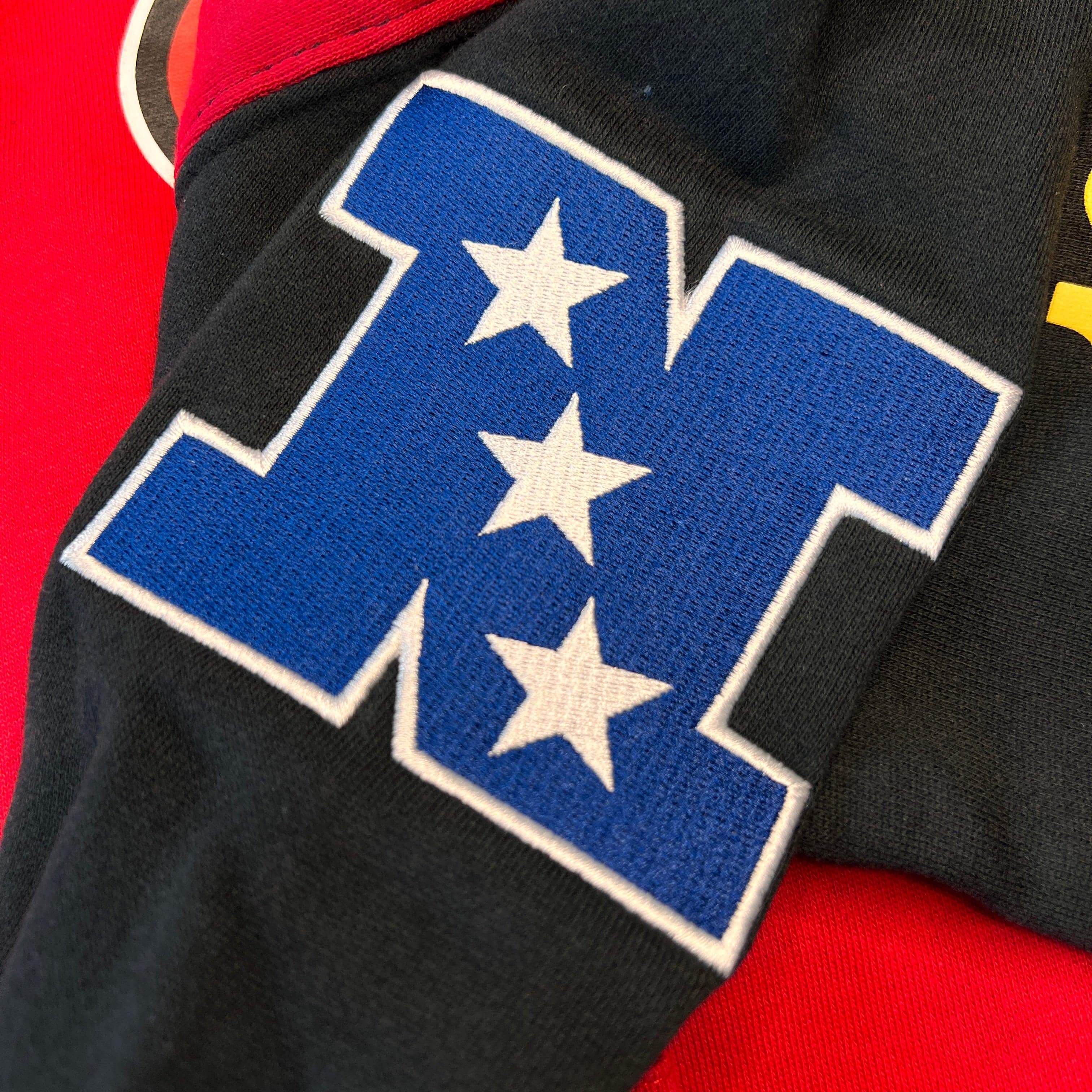 Mitchell And Ness Jumpers San Francisco 49ers Mitchell & Ness NFL All Over 2.0 Crew Jumper - Red