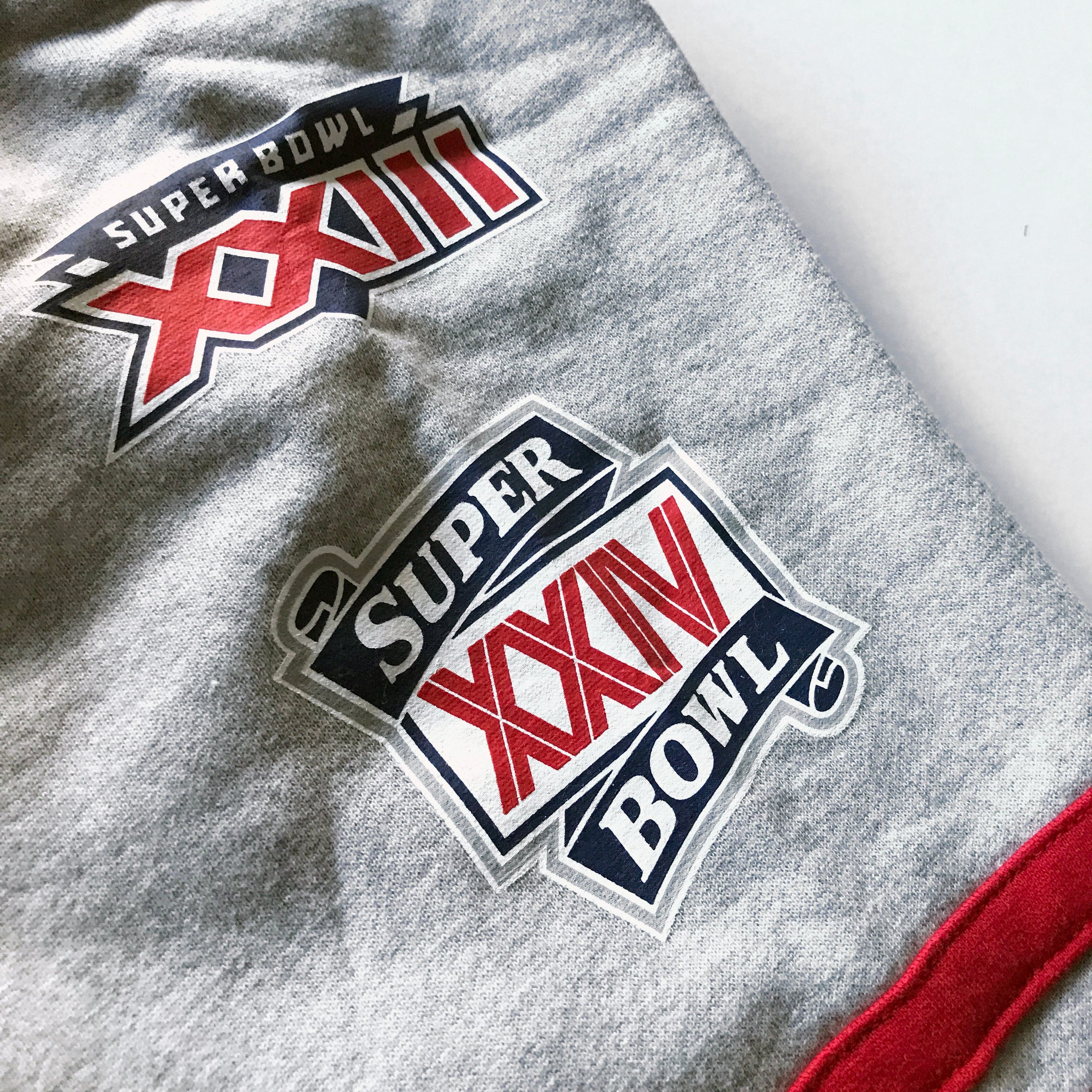 Mitchell And Ness Jumpers San Francisco 49ers Mitchell & Ness NFL All Over Champs Premium Crew Jumper - Grey
