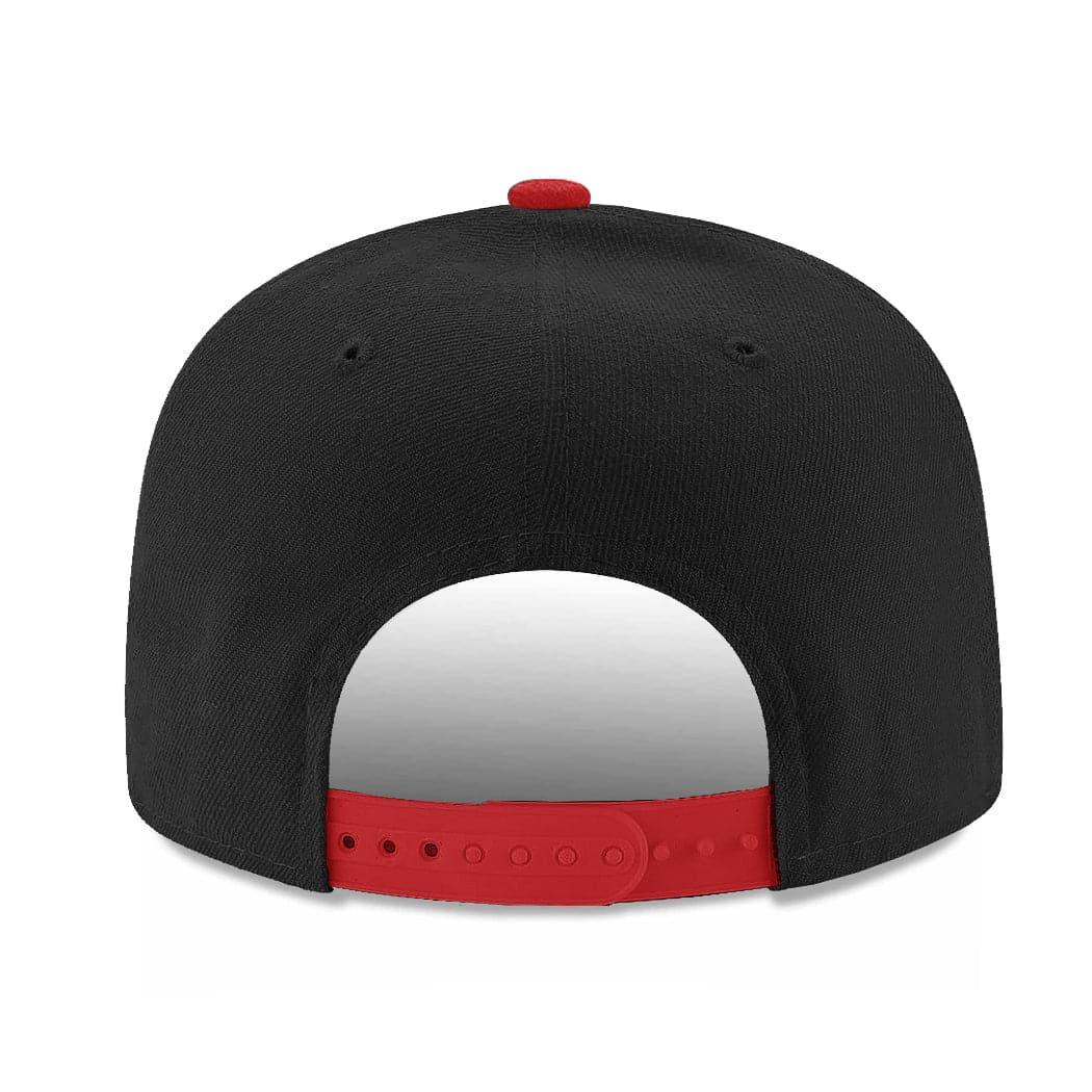 New Era Caps San Francisco 49ers New Era NFL 2 Tone Pre-Curved OF 9FIFTY Snapback Hat - Black