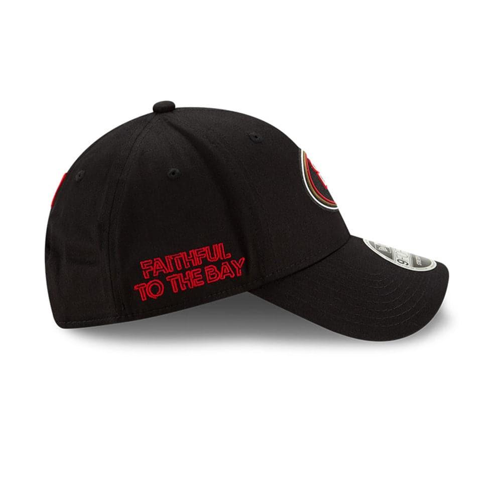 New Era Caps San Francisco 49ers New Era NFL 2020 Draft 9FORTY Stretch Snapback Curve Hat - Black