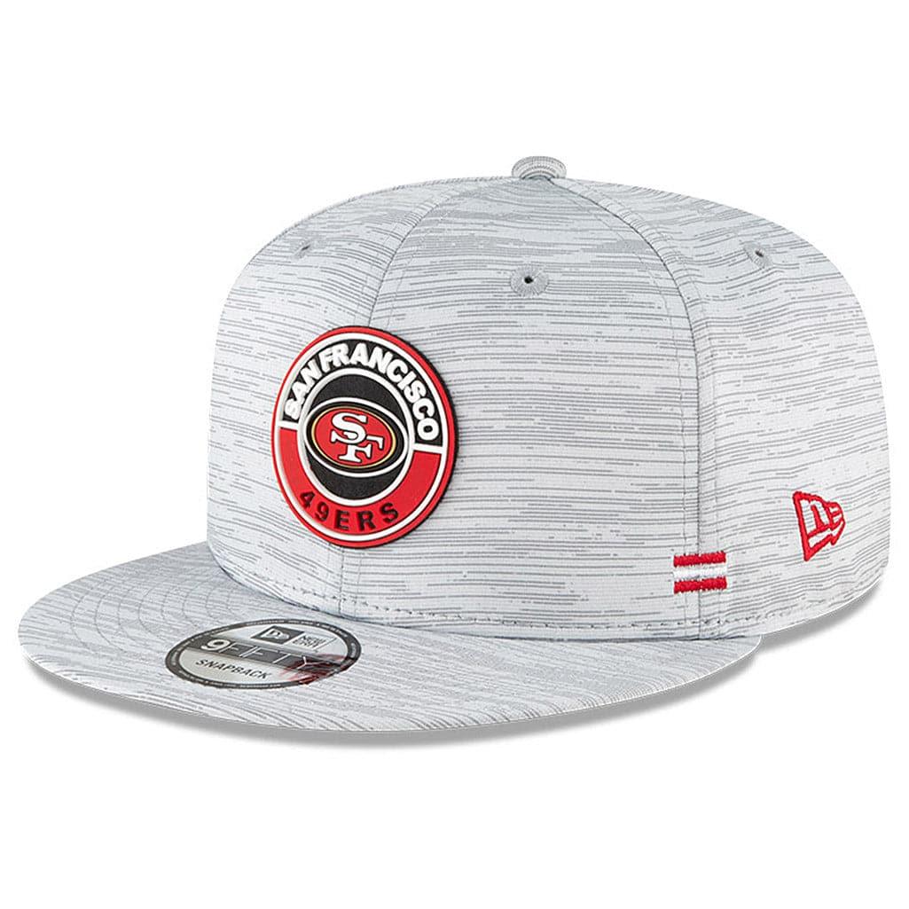 New Era Caps San Francisco 49ers New Era NFL 2020 Sideline 9FIFTY Snapback Hat - Grey