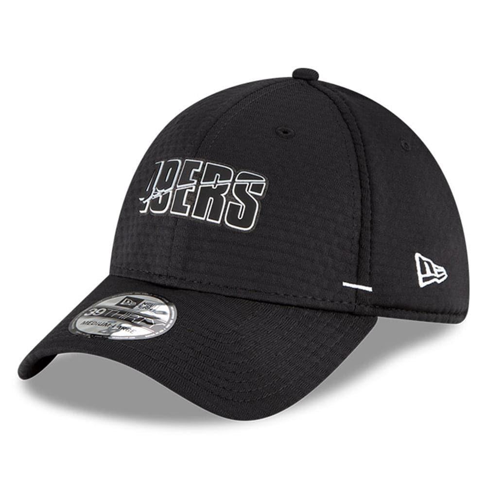 New Era Caps San Francisco 49ers New Era NFL 2020 Summer Sideline 39THIRTY Flex Fit Curve Hat - Black