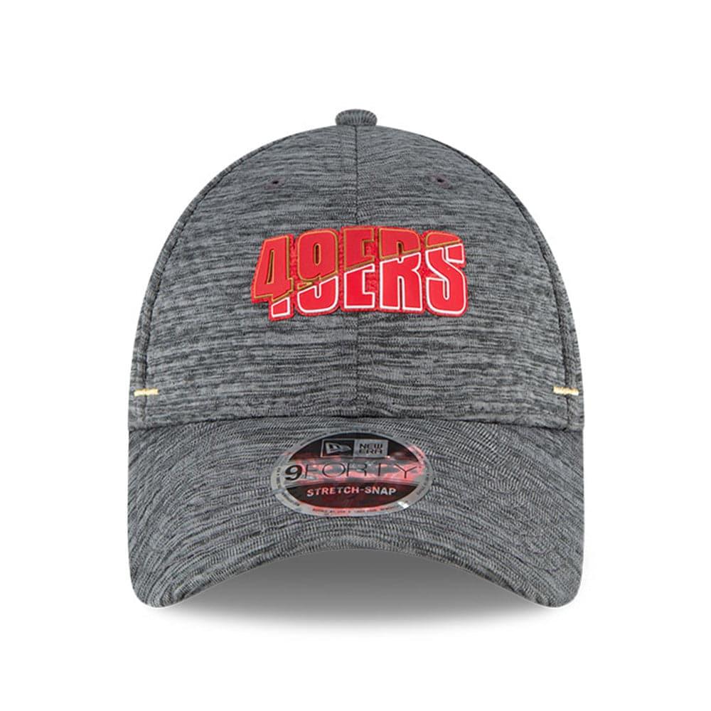 New Era Caps San Francisco 49ers New Era NFL 2020 Summer Sideline 9FORTY Snapback Curve Hat - Heather