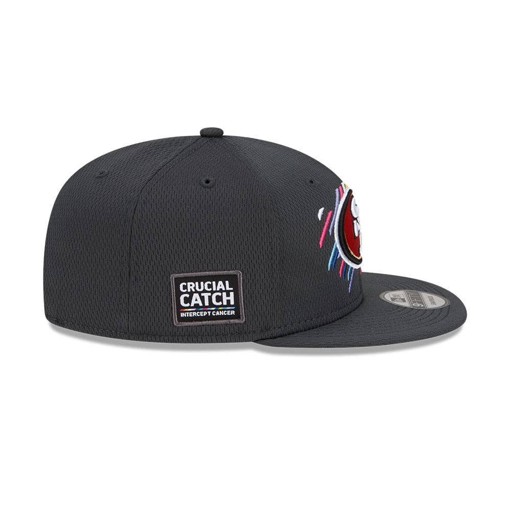 New Era Caps San Francisco 49ers New Era NFL 2021 Crucial Catch 9FIFTY Snapback Hat - Steel