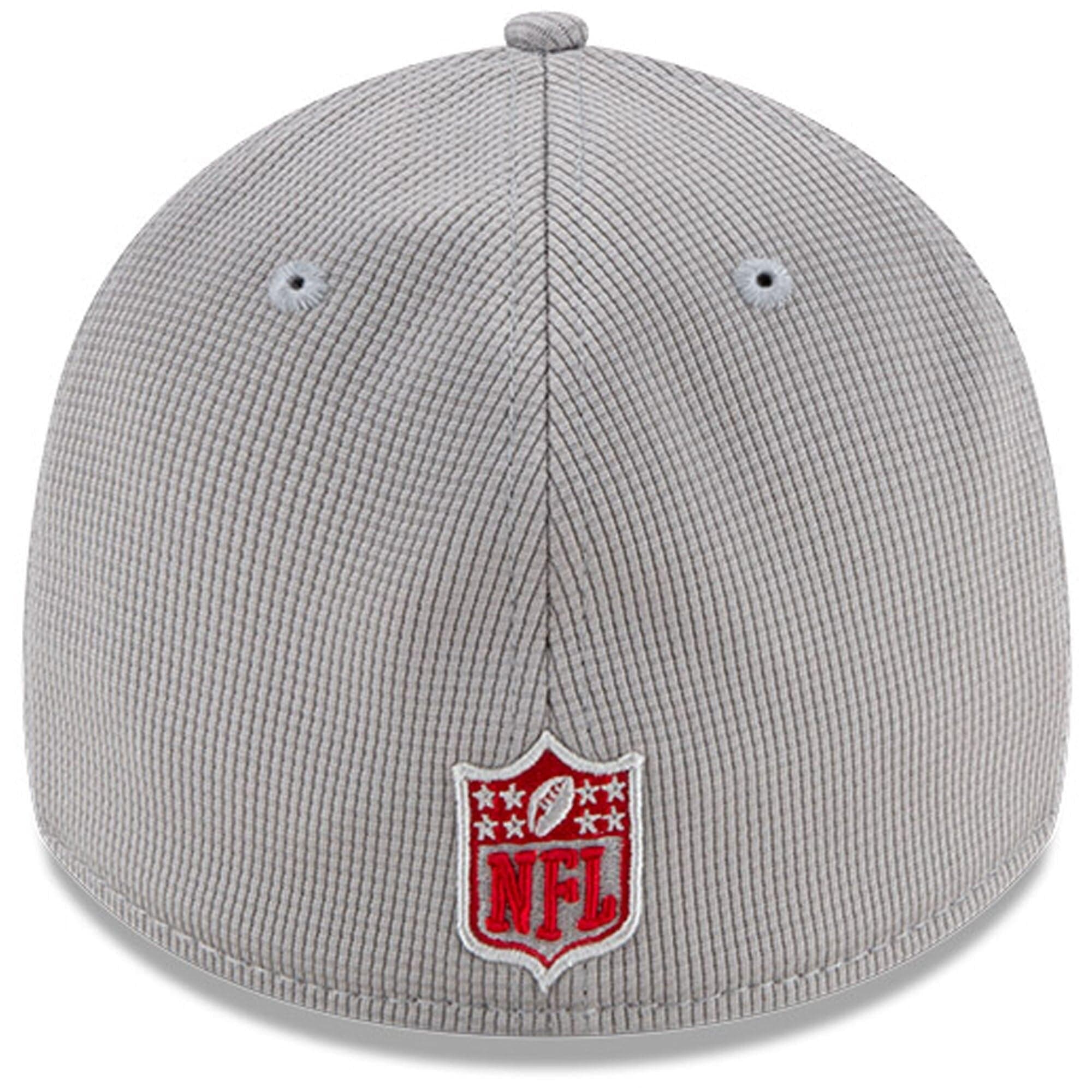 New Era Caps San Francisco 49ers New Era NFL 2021 Sideline Home 39THIRTY Flex Fit Hat - Grey