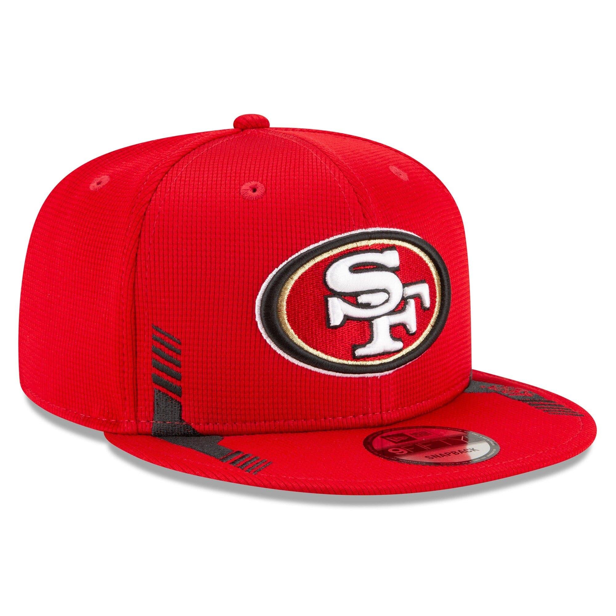 New Era Caps San Francisco 49ers New Era NFL 2021 Sideline Home 9FIFTY Snapback Hat - Red
