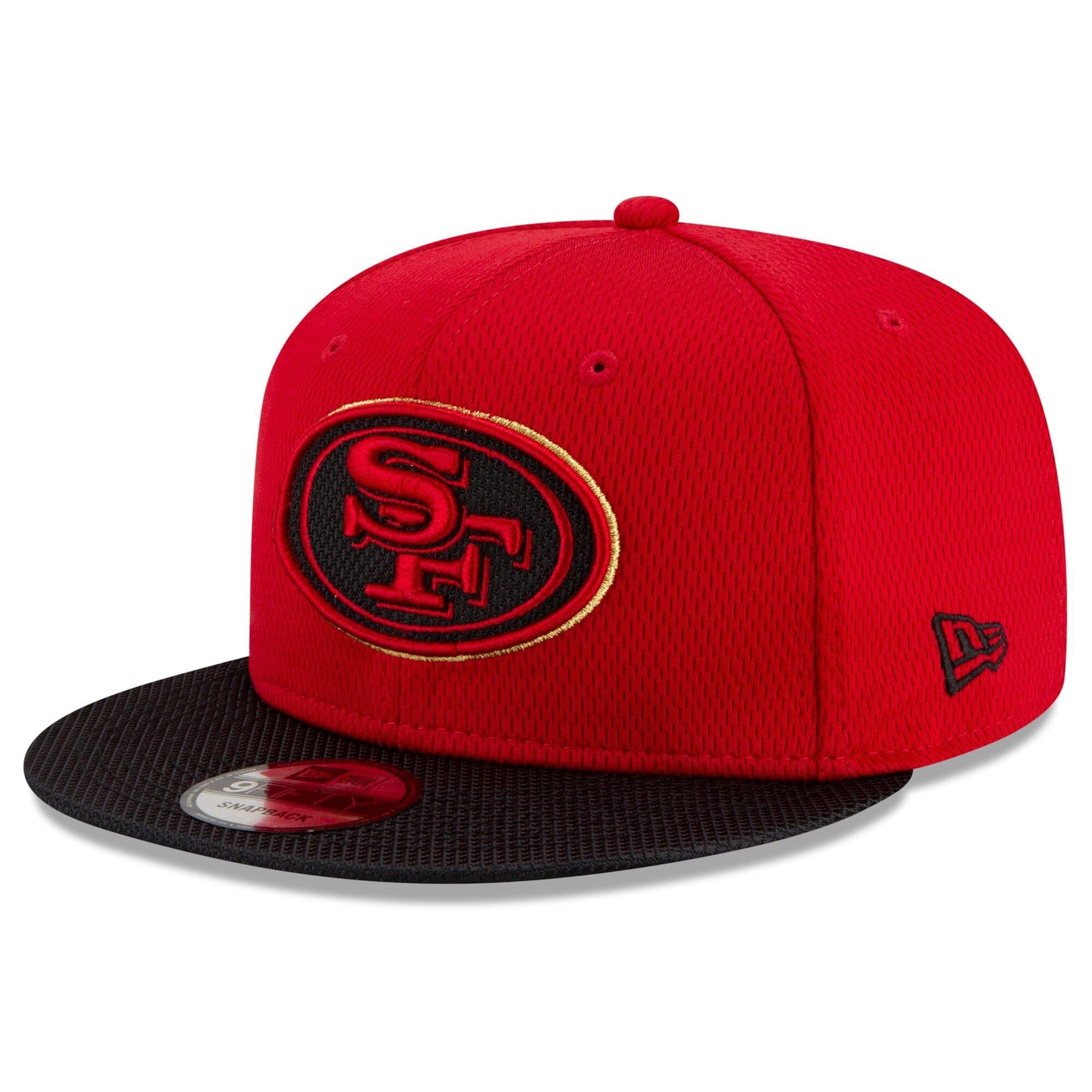 New Era Caps San Francisco 49ers New Era NFL 2021 Sideline Road 9FIFTY Snapback Hat - Red
