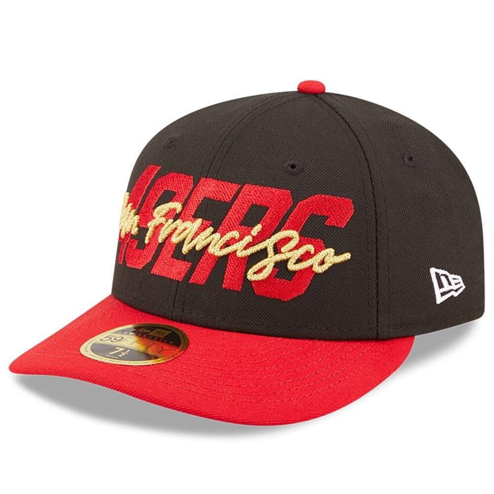 New Era Caps San Francisco 49ers New Era NFL 2022 Draft Low Profile 59FIFTY Fitted Hat - Black