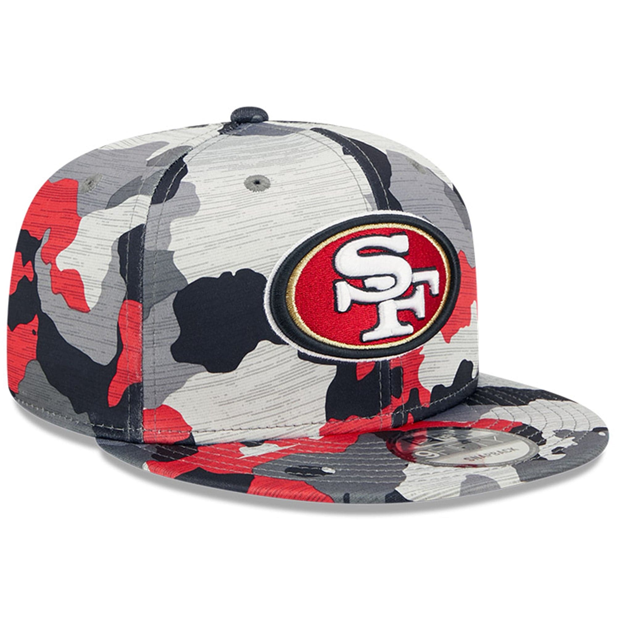 New Era Caps San Francisco 49ers New Era NFL 22 Training Camp 9FIFTY Snapback Hat - Camo