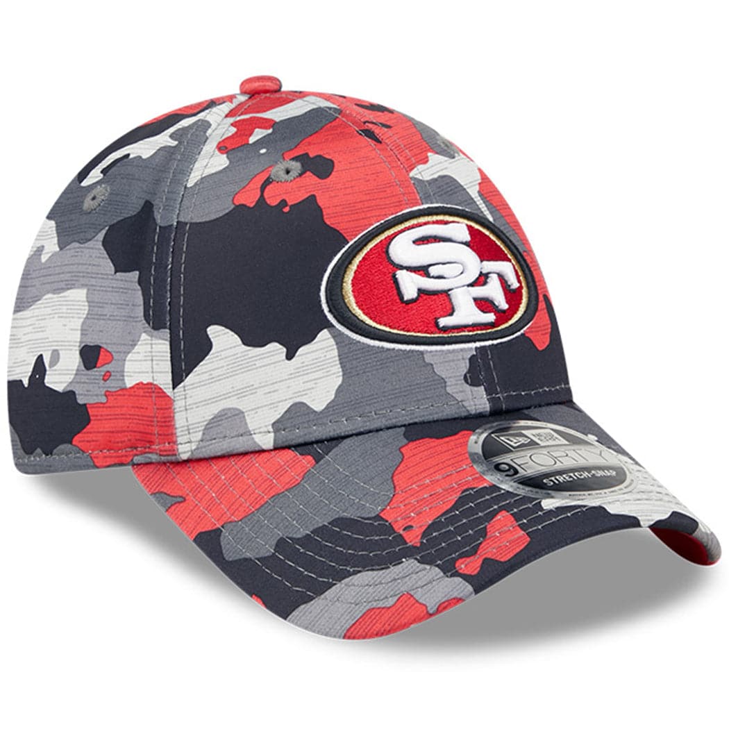 New Era Caps San Francisco 49ers New Era NFL 22 Training Camp 9FORTY Stretch Snap Hat - Camo