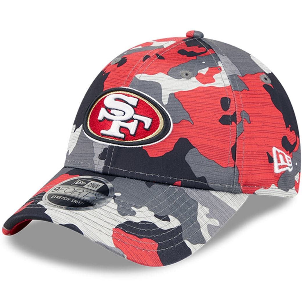 New Era Caps San Francisco 49ers New Era NFL 22 Training Camp 9FORTY Stretch Snap Hat - Camo