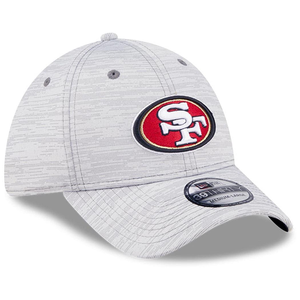 New Era Caps San Francisco 49ers New Era NFL 22 Training Camp Coach 39THIRTY Stretch Fit Hat - Grey