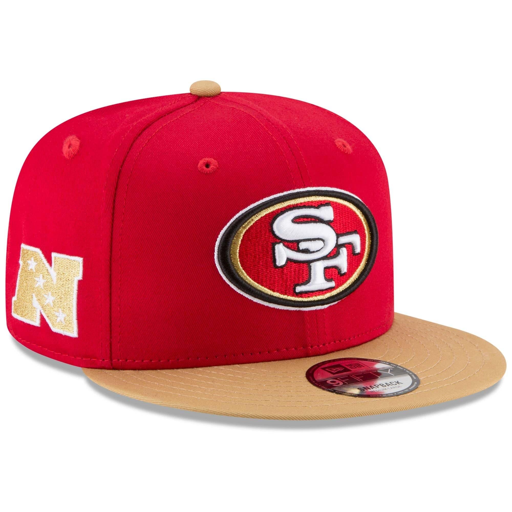 New Era Caps San Francisco 49ers New Era NFL Baycik 9FIFTY Snapback Hat - Red