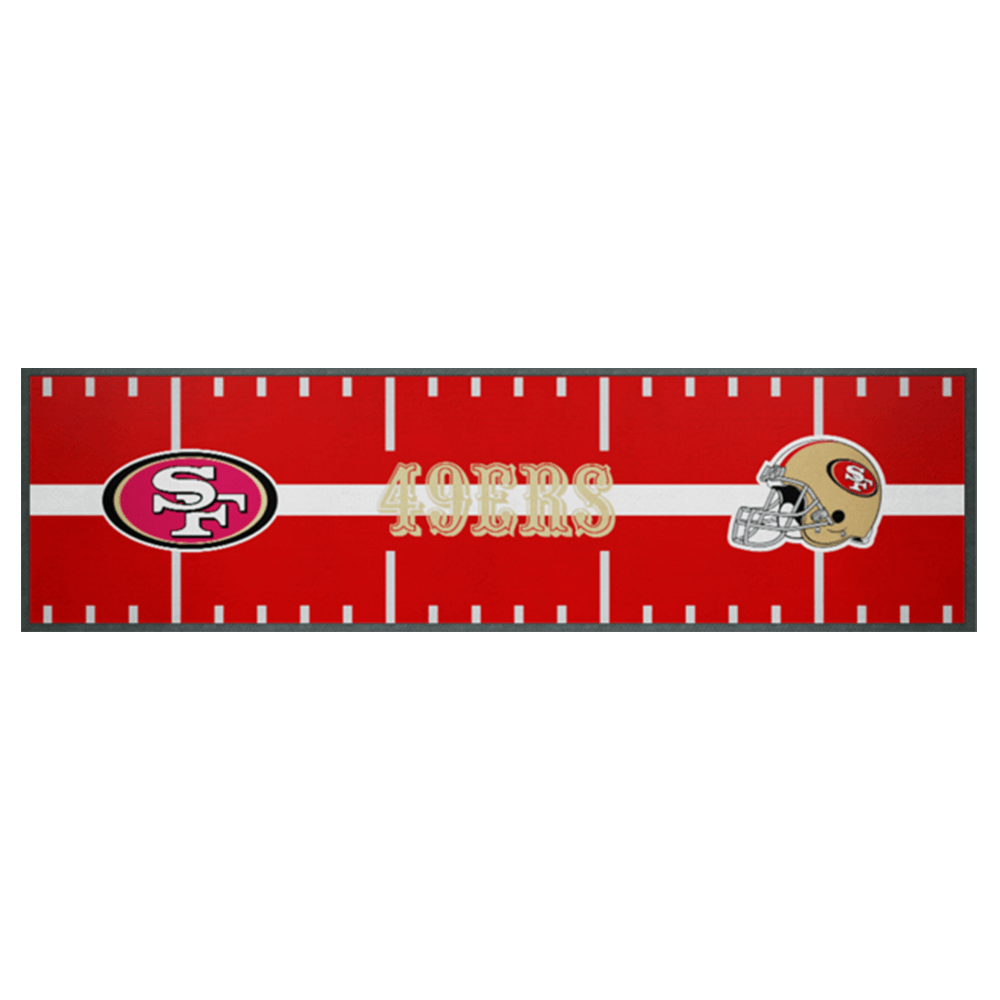 NFL Branded Accessories San Francisco 49ers NFL Team Field 90 x 25cm Bar Runner/Mat