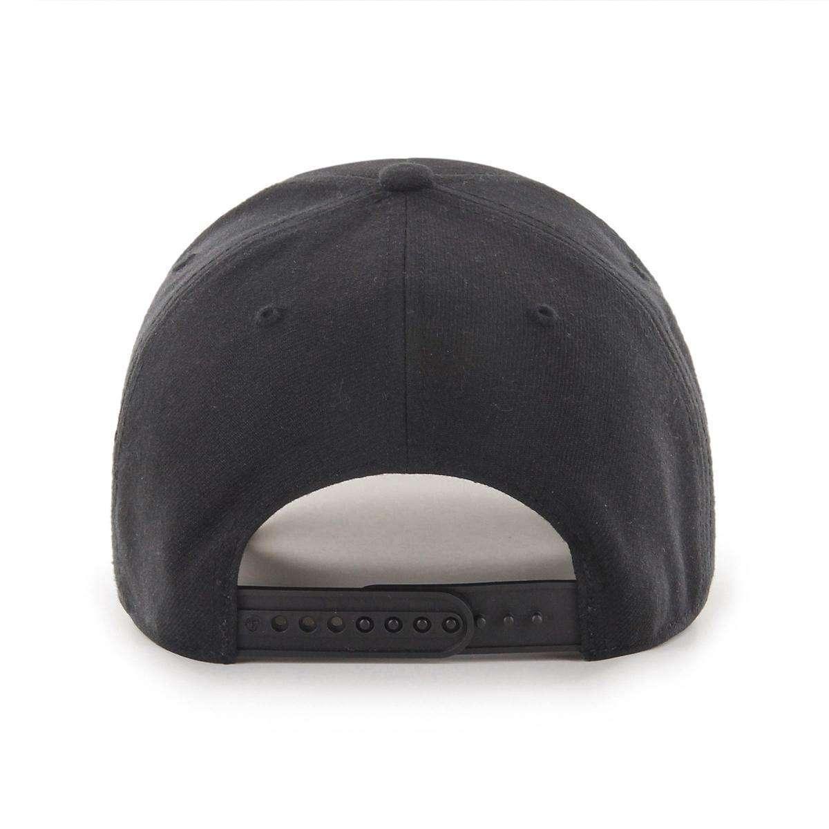 47 Brand Caps San Francisco Giants '47 MLB Black On Black MVP DT Pinch Curve Snapback Hat